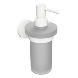 Bemeta White Επιτοίχιο Dispenser Γυάλινο Λευκό 230ml 104109014