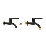 Βρύση Μπαλκονιού Αντιπαγωτική Μαύρη Sky Jade 1/2" Effebi 1750n – εικόνα 2