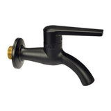 Βρύση Μπαλκονιού Αντιπαγωτική Μαύρη Sky Jade 1/2" Effebi 1750n