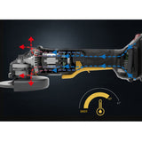 CAT Solo Γωνιακός τροχός 125mm brushless 18V DX314B – εικόνα 3