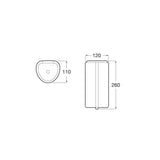 Επιτοίχιο Dispenser Λευκό Με Αυτόματο Διανομέα 850ml Roca A818012009 – εικόνα 2