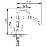 Ferro Zumba Filtrata Μπαταρία Κουζίνας Με Φίλτρο – εικόνα 2