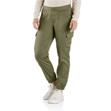 Γυνακείο Παντελόνι Fiber Series Relaxed Fit Twill Dusty Olive Carhartt 106522-DOV – εικόνα 3
