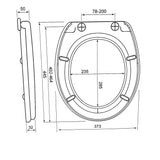 Κάλυμμα λεκάνης Duroplast Κλασικό Bisk Dual Quick Release 07834 – εικόνα 4