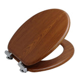 Κάλυμμα λεκάνης MDF Καφέ Soft Close Κλασικό Bisk Deska 08221