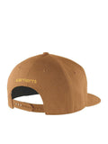 Καπέλο Firm Duck Flat Brim Cap Carhartt Brown Carhartt 106665-211 – εικόνα 3