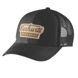 Καπέλο Rugged Flex™ Twill Mesh-Back Script Patch Cap Black Carhartt 106738-N04