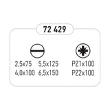 Κατσαβίδια ίσιο και & PΖ ΣΕΤ 6 τεμ BENMAN 72429 – εικόνα 2