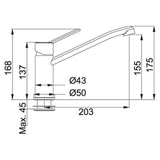Μπαταρία Κουζίνας Χαμηλή Μπεζ Coffee Franke 115.0060.366 – εικόνα 2