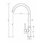Μπαταρία Κουζίνας Ψηλή 702515-111 Inox Σατινέ Ιταλίας Eurorama – εικόνα 3