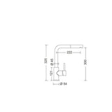 Μπαταρία Κουζίνας Ψηλή 702609-111 Inox Σατινέ Με Αποσπώμενο Ντους Ιταλίας Eurorama – εικόνα 2