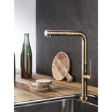 Μπαταρία Κουζίνας Ψηλή TOZO 48580-221 Μπρονζέ Antique Brass Με Αποσπώμενο Ντους Ιταλίας Armando Vicario – εικόνα 2