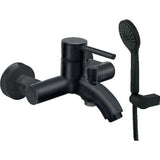 Μπαταρία Λουτρού Etna Μαύρο Ματ Total Black 00-7002/B Modea Viospiral