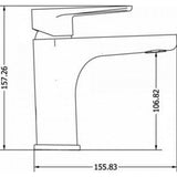 Μπαταρία Νιπτήρα Optima Plus 00-2500 Modea Viospiral Χρωμέ – εικόνα 2