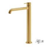 Μπαταρία Νιπτήρος Elle Ψηλή Gold Brushed 200-35016-211 Ιταλίας La Torre