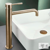 Μπαταρία Νιπτήρος Ψηλή Tech Μπρονζέ Brushed 200-12507-221 Ιταλίας La Torre – εικόνα 2