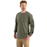 Μπλούζα Μακρυμάνικη Ανδρική Relaxed Fit Heavyweight Logo Sleeve Graphic Carhartt EK231-DOV