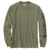 Μπλούζα Μακρυμάνικη Ανδρική Relaxed Fit Heavyweight Logo Sleeve Graphic Carhartt EK231-DOV – εικόνα 2