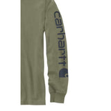 Μπλούζα Μακρυμάνικη Ανδρική Relaxed Fit Heavyweight Logo Sleeve Graphic Carhartt EK231-DOV – εικόνα 3