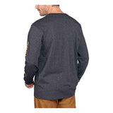 Μπλούζα Μακρυμάνικη Ανδρική Sleeve Logo Graphic Ανθρακί Carbon Heather CARHARTT EK231-CRH – εικόνα 3