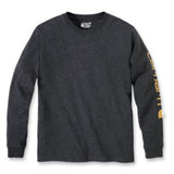 Μπλούζα Μακρυμάνικη Ανδρική Sleeve Logo Graphic Ανθρακί Carbon Heather CARHARTT EK231-CRH
