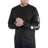 Μπλούζα Μακρυμάνικη Ανδρική Sleeve Logo Graphic Μαύρη CARHARTT EK231-BLK – εικόνα 2