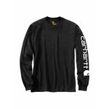 Μπλούζα Μακρυμάνικη Ανδρική Sleeve Logo Graphic Μαύρη CARHARTT EK231-BLK