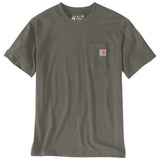 Μπλουζάκι Ανδρικό Dearborn Relaxed Pocket T-Shirt Dusty Olive Carhartt 103296-DOV – εικόνα 2