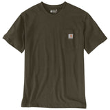 Μπλουζάκι Ανδρικό Dearborn Relaxed T-Shirt Burnished Heather Carhartt 103296-GO5 – εικόνα 2