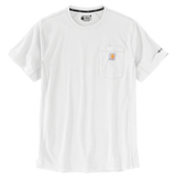 Μπλουζάκι Ανδρικό Force Relaxed Fit Short-Sleeve Pocket T-Shirt Carhartt 106652-WHT – εικόνα 2