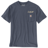 Μπλουζάκι Ανδρικό Irvine Relaxed Hard Work T-Shirt Carhartt 107735-HW4 – εικόνα 2