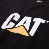 Μπλουζάκι Ανδρικό Κοντομάνικο T-Shirt TM Logo Μαύρο CAT 1510305-016 – εικόνα 4