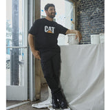 Μπλουζάκι Ανδρικό Κοντομάνικο T-Shirt TM Logo Μαύρο CAT 1510305-016 – εικόνα 5