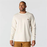 Μπλουζάκι Ανδρικό Μακρυμάνικο Relaxed Fit Heavyweight Mountain Graphic Malt Carhartt 107260-W03 – εικόνα 6