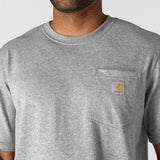 Μπλουζάκι Ανδρικό Relaxed Fit K87 Pocket T-Shirt Carhartt 103296-HGY – εικόνα 3