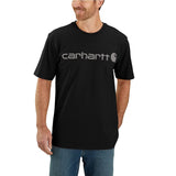 Μπλουζάκι Ανδρικό Relaxed Logo T-Shirt Black/Gray Carhartt 103361-N21