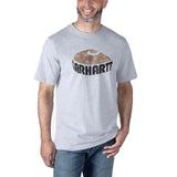 Μπλουζάκι Ανδρικό T-Shirt Camo Graphic Heather Grey Carhartt 106155-HGY – εικόνα 2