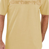 Μπλουζάκι Ανδρικό T-Shirt Core Logo Beach Heather Carhartt 103361-A36 – εικόνα 2