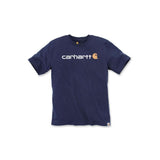 Μπλουζάκι Ανδρικό T-Shirt Core Logo Navy Carhartt 103361-412