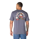 Μπλουζάκι Ανδρικό T-Shirt Irvine Relaxed Grill Bluestone Carhartt 107437-BLS – εικόνα 3
