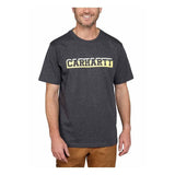 Μπλουζάκι Ανδρικό T-Shirt Logo Graphic Carbon Heather Carhartt 105909-CRH