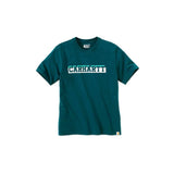 Μπλουζάκι Ανδρικό T-Shirt Logo Graphic Night Blue Heather Carhartt 105909-H70