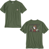 Μπλουζάκι Ανδρικό T-Shirt Pocket Outdoor Graphic Κυπαρισσί Oak Leaf Carhartt 107269-GL9