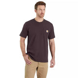 Μπλουζάκι Ανδρικό T-Shirt Relaxed Fit K87 Pocket Dark Sepia Carhartt 103296-BB3 – εικόνα 2