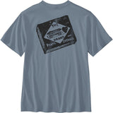 Μπλουζάκι Ανδρικό T-Shirt Relaxed Fit Lightweight Short-Sleeve Active Jac Graphic Light Faded Navy Carhartt 107052 – εικόνα 3