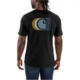 Μπλουζάκι Ανδρικό T-Shirt Relaxed Fit Lightweight Short-Sleeve C Graphic Black Carhartt 107048-N04 – εικόνα 3