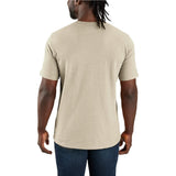 Μπλουζάκι Ανδρικό T-Shirt Relaxed Fit Lightweight Short-Sleeve Logo Graphic Oat Milk Carhartt 107046-A16 – εικόνα 3