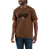 Μπλουζάκι Ανδρικό T-Shirt Relaxed Fit Lightweight Short-Sleeve Script Graphic Red Duck Heather Carhartt 107049-RC8 – εικόνα 2