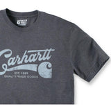 Μπλουζάκι Ανδρικό T-Shirt Workwear Logo Graphic Carbon Heather Ανθρακί Carhartt 106531-CRH – εικόνα 2