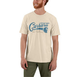 Μπλουζάκι Ανδρικό T-Shirt Workwear Logo Graphic Oat Milk Carhartt 106531-A16